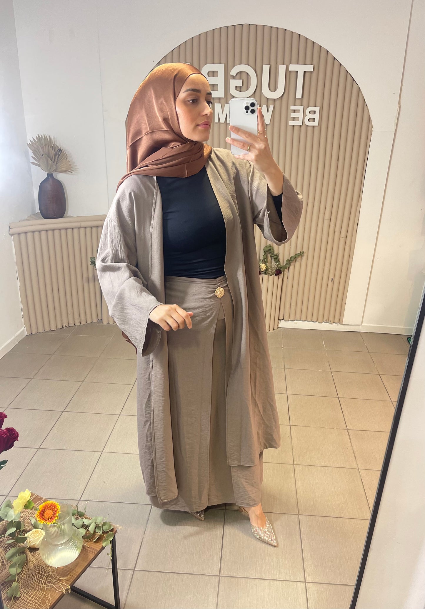 ENSEMBLE JUPE KIMONO