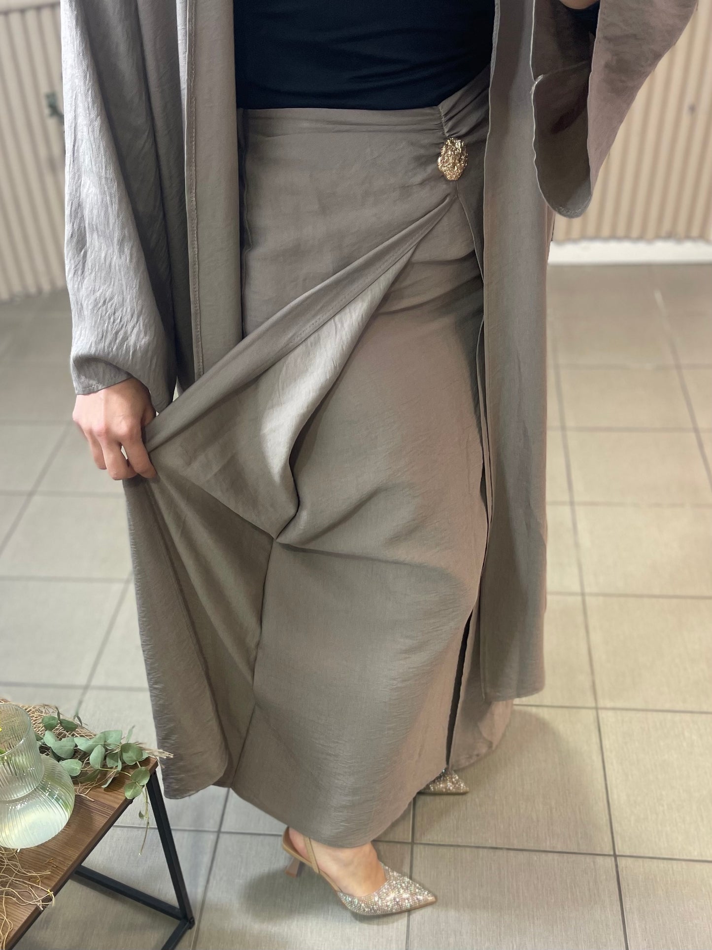 ENSEMBLE JUPE KIMONO