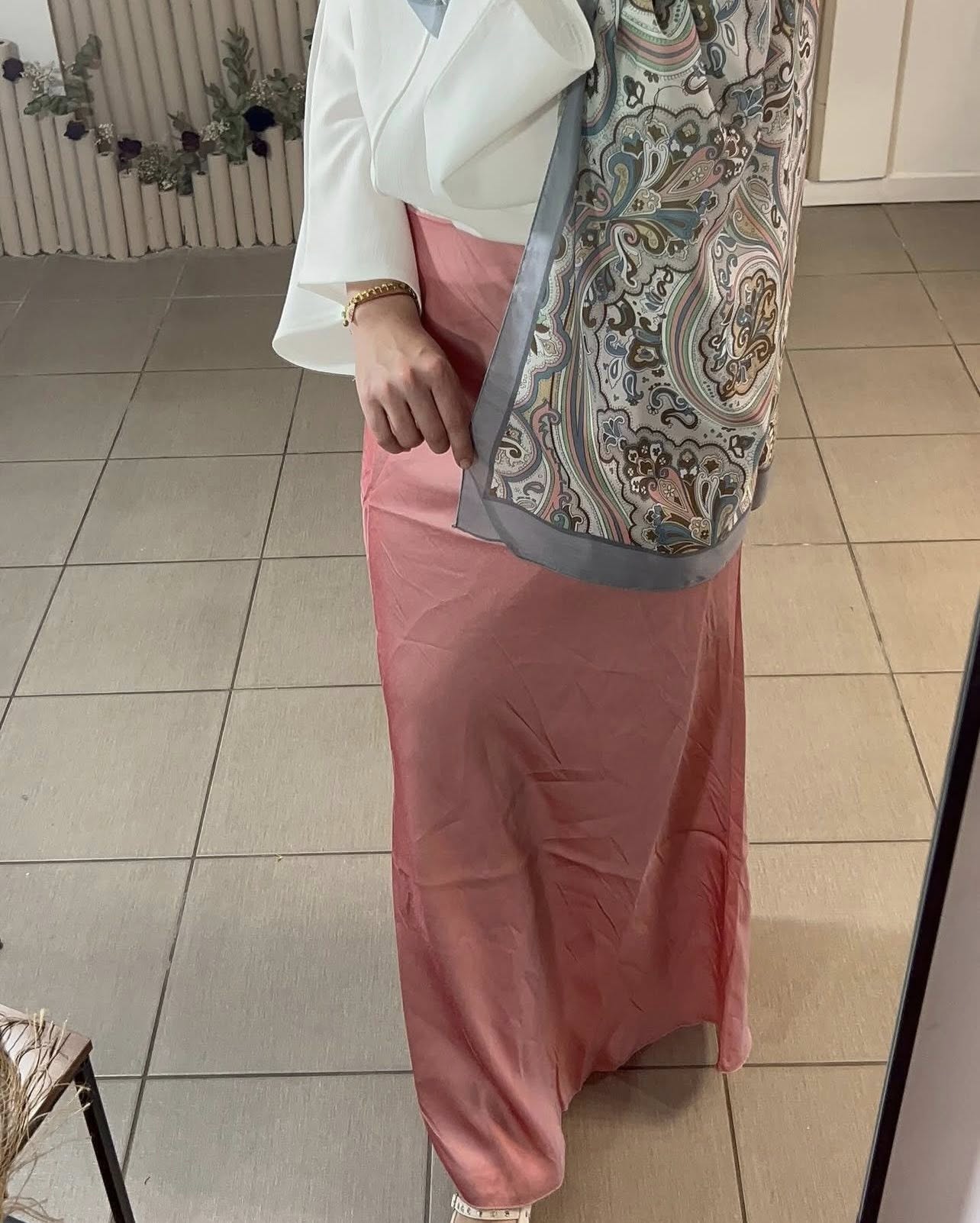 JUPE SIRENE SATIN