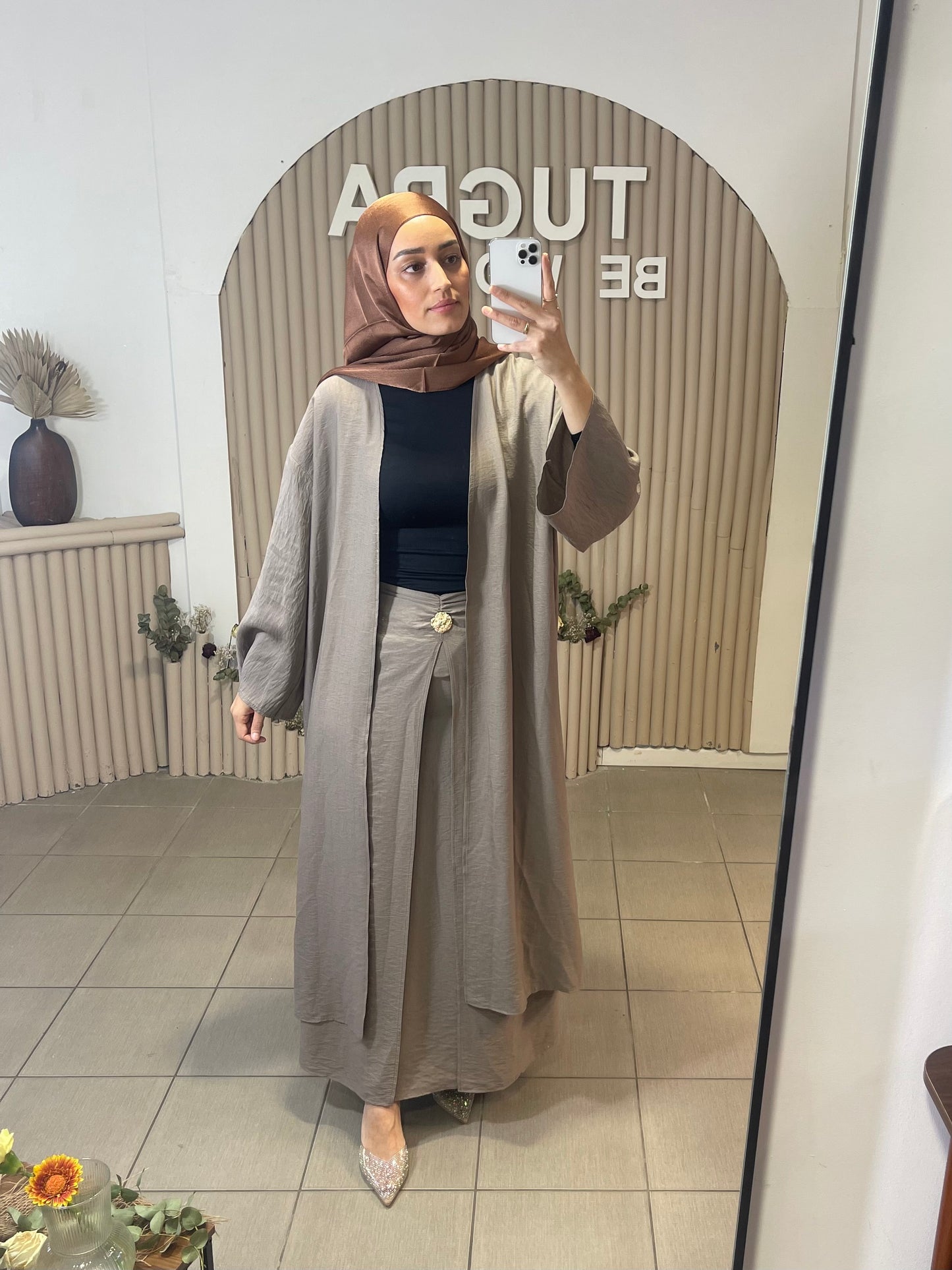ENSEMBLE JUPE KIMONO