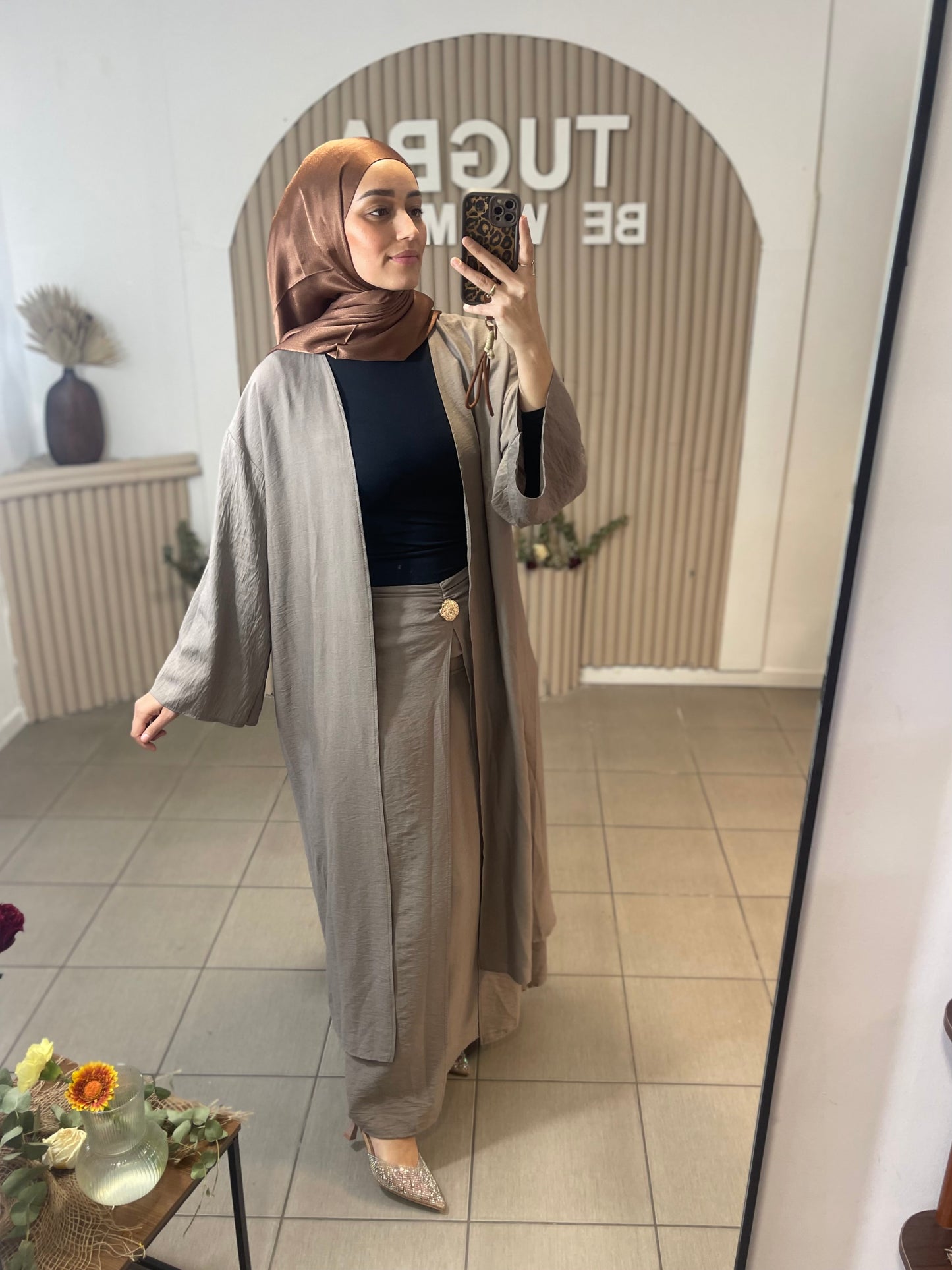 ENSEMBLE JUPE KIMONO