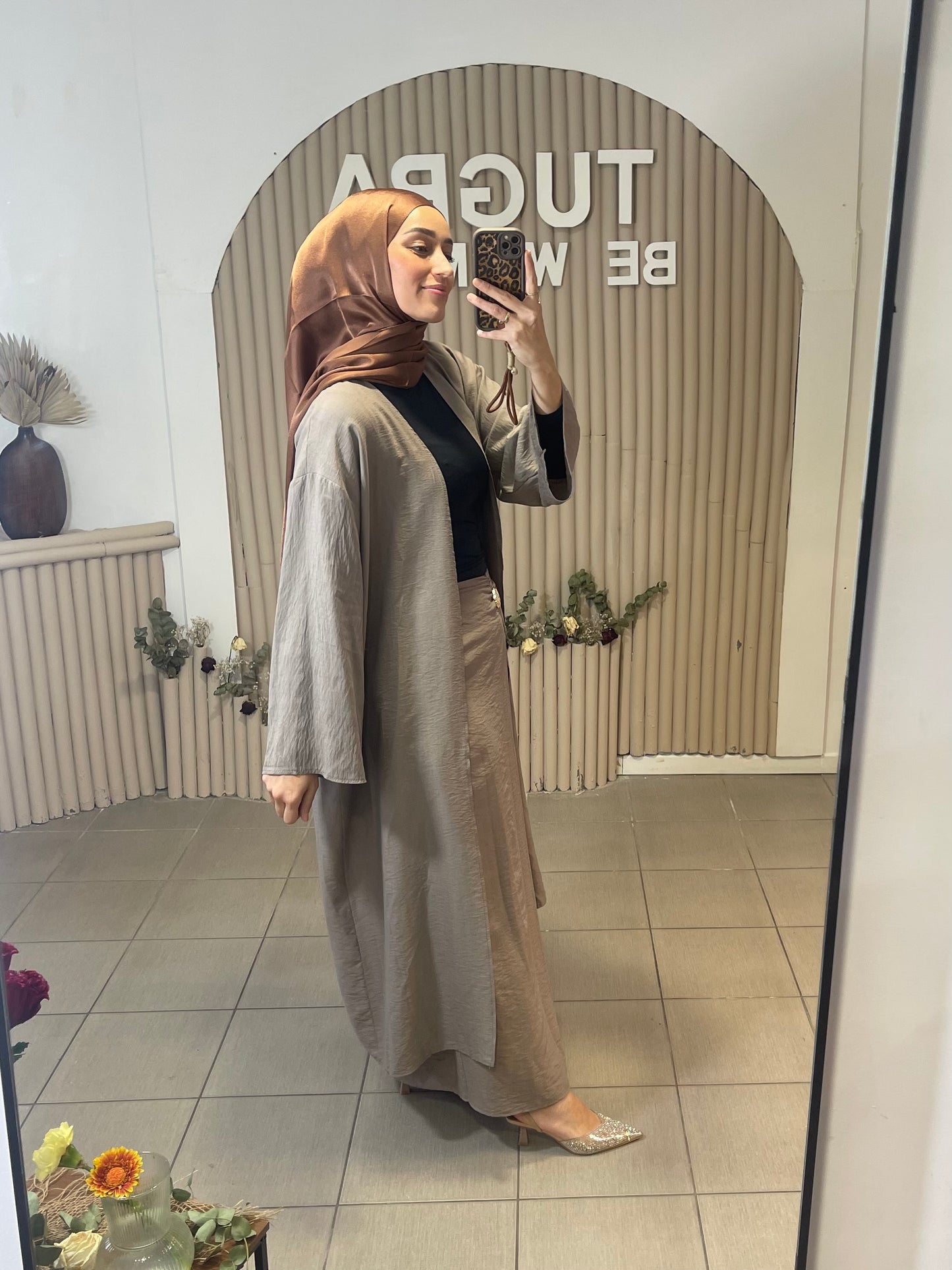 ENSEMBLE JUPE KIMONO