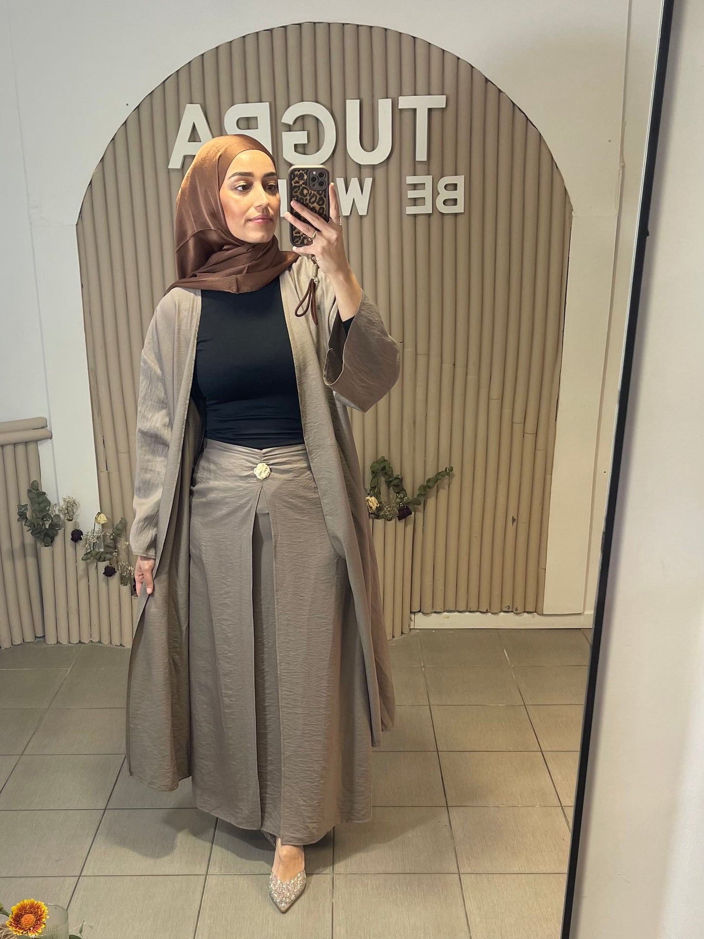 ENSEMBLE JUPE KIMONO